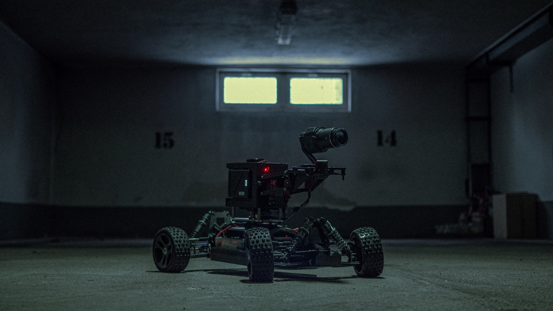 Remote rover with stabilized camera